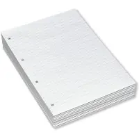 Bantex Konferenceblok A4 Bantex lin. toplimet 60g hvid m/4 huller - (25 ark pr. stk. x 20 )