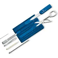 Victorinox SwissCard 10 Functionen Transparant Blau