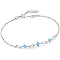 Ania Haie Damen-Armband 925er Silber Türkis Ania Haie Silber