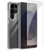 Mayaxess Schutzpaket für Samsung Galaxy S25 Ultra Hülle und Gehärtetes Glas