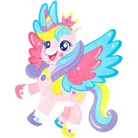 Toi-Toys Schaumstoff-Bodenpuzzle Einhorn 36 Teile buntes Spielzeug