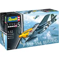 Revell P-51D Mustang, Fixed-wing aircraft model, Montagesatz, 1:32, P-51D Mustang, Männlich, Kunststoff