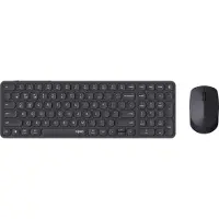 Rapoo 9710M, Kabellos, RF Wireless + Bluetooth, QWERTZ, Dunkles Grau, Maus enthalten