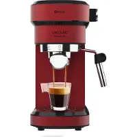 Cecotec Cafelizzia 790 Shiny, Espressomaschine, 1,2 l, Gemahlener Kaffee, 1350 W, Rot