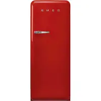 Smeg FAB28RRD5 Freistehendes KÃ1/4hlgerät mit Gefrierfach, 244 l Nutzinhalt KÃ1/4hlteil, 26 l Nutzinhalt Gefrierteil, 60,1 cm Breite, , 130 kWh/Jahr, 4 Sterne, 35 dB Geräuschemissionen, Inverter-Motor