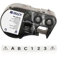 Brady M4C-500-584, reflektierendes Vinylband, Schwarz auf weiss, 12.70 mm x 6.10 m, permanent, Endl