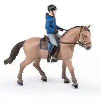 Papo Horses Walking Horse mit männlichem Reiter 51565
