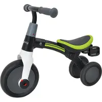 Sunny Walker 2-in-1 2000 Laufrad für Kinder in Grau | Laufrad aus Metall mit 3 Rädern | Kinderlaufrad für drinnen und draußen | Baby Lauflernrad für Kleinkinder von 2 bis 5 Jahren