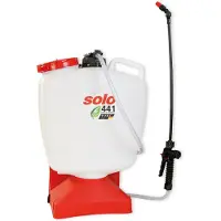 Solo Drucksprüher 411 Akku-Rückenspritze, 10 Liter, 11,1 V / 2,5 Ah, Rückenspritzgerät, 2,5bar