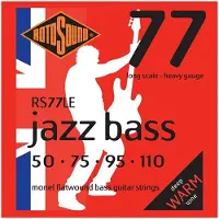 Rotosound RS77LE Jazz Bass 77 Flatwound Basssaiten 50-110