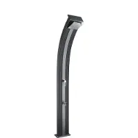 Formidra Hybriddusche "Dada Curve" anthrazit 40 L