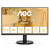 AOC 24B3CA2, 60,5 cm (23.8"), 1920 x 1080 Pixel, Full HD, LED, 4 ms, Schwarz