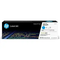 HP 222A Cyan Original LaserJet-Tonerkartusche, 1200 Seiten, Cyan, 1 Stück(e)