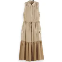 Scotch & Soda Fluid Utility ärmelloses Langes Kleid