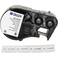 Brady M4-130-492, FreezerBondz II(TM), Polyester, Schwarz auf weiss, 9.53 x 20.96 mm, permanent (22
