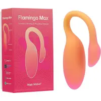 Magic Motion Flamingo Max - tragbares app-gesteuertes Vibroei (orange)