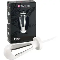 Mystim Tristan - Elektro-Kegel-Dildo (weiß)