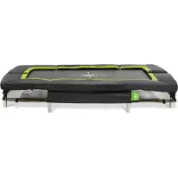 Exit Silhouette Sporttrampolin 153x214cm, Bodentrampolin, Rechteckig, für Kinder, Schwarz