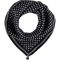 Fraas Tuch Classic Square Made of Pure Silk Black
