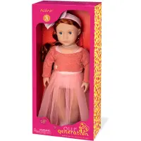 Our Generation - Aubrie - 46 cm Ballerina-Puppe - Rote Haare und Blaue Augen - Ballett-Outfit & Haarschleife - Vorgetäuschtes Spiel - Spielzeug für Kinder ab 3 Jahren