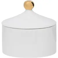 Urban Nature Culture Zuckerdose Good Morning White Gold 9,5 x 9 cm