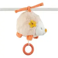Nattou Mila Zoe Hängendes Plüschtier mit Melodie und Schnürsenkeln, 170 mm, ab Geburt