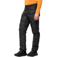 Jack Wolfskin Outdoorhose "ATMOSPHERE PANTS M RDS", Herren, Gr. XXXL (60), Normalgrößen, schwarz, Obermaterial: 100% Polyester. Füllung: 90% Entendaune, 10% sonstige Fasern, Hosen Outdoorhose