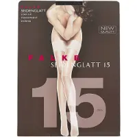 Falke Damen Halterlose Strümpfe Seidenglatt 15 DEN - schwarz - US 10|US 9,5