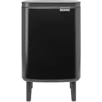 Brabantia Bo Hi Mülleimer 7 L - Matt Black