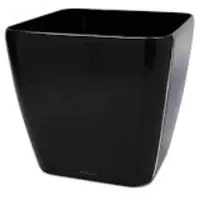 Lechuza 'Quadro LS 35', schwarz, ca. 35,5 x 35,5 x H 32,5 cm