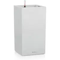 Lechuza 'Canto Stone 40 high', quarzweiß, ca. 40 x 40 x H 76 cm