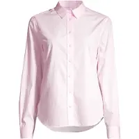 Gant für Damen. 4300348 Rosa Popeline-Hemd mit normaler Passform (38), Lässig, Baumwolle, Langarm