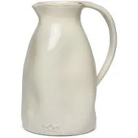 Dutchdeluxes Karaffe Dented Jug Ceramic White