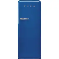 Smeg FAB28RBE5 Freistehendes KÃ1/4hlgerät mit Gefrierfach, 244 l Nutzinhalt KÃ1/4hlteil, 26 l Nutzinhalt Gefrierteil, 60,1 cm Breite, , 139 kWh/Jahr, 4 Sterne, 38 dB Geräuschemissionen, Inverter-Motor