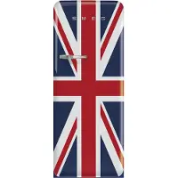 Smeg 50s Style Fab28r Union Jack Spetial Edition Eintüriger Kühlschrank