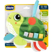 Chicco Crinkle Turtle Aktivitätsspielzeug, Babyspielzeug