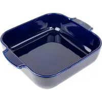 Peugeot Auflaufform Viereckig Blau 23 cm