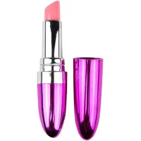 Huismerk Lipstick - wasserdichter Lippenstift-Vibrator (pink)