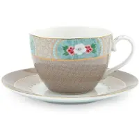 Pip studio Kaffeetasse Blushing Birds Khaki 280ml