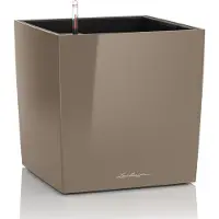 Lechuza 'Cube Premium 50', taupe, ca. 49 x 49 x H 49,5 cm