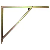 Fepre Abat-plan Bichromated 40x52 Cm Stahl Faltbare Halterung Silber Silber One Size