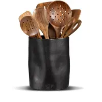 Dutchdeluxes Pfannenwender Dented Crock Black Matt