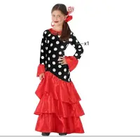 Atosa Sevillanisches Flamenco-mädchenkostüm