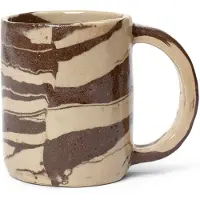 Ferm Living Tasse Ryu Tall Sand / Brown 300 ml