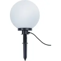 RL LIVE YOUR LIGHT Gartenleuchte Bolo Spike 30cm Opal