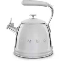 Smeg WKF01SS Wasserkessel, 2.3l, Edelstahl, Induktion, Silber