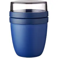 Mepal Müslibecher - Vivid blue - Müsli to go becher - joghurt becher - Lunchpot Ellipse