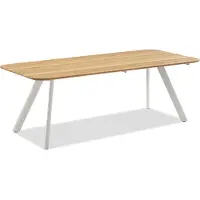 Niehoff Muro Gartentisch Aluminium/Teak Natur/Ivory