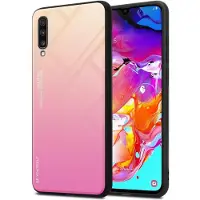 Cadorabo TPU 2 Farben Glas Cover