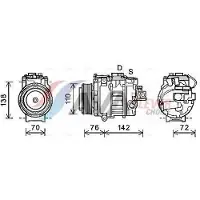 Ava Cooling Kompressor, Klimaanlage BWAK419